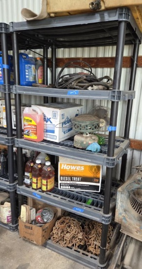 5 Tiered Plastic Shelf - Contents Not Included