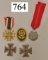 medals and badge