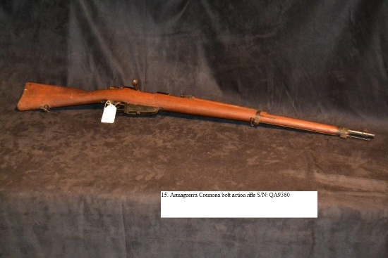 Armaguerra Cremona bolt action rifle S/N: QA9360