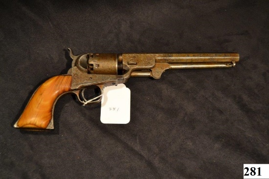 Address Col. Colt London Model l1849 6 shot percussion cap revolver S/N: 40484 Heavily Engraved