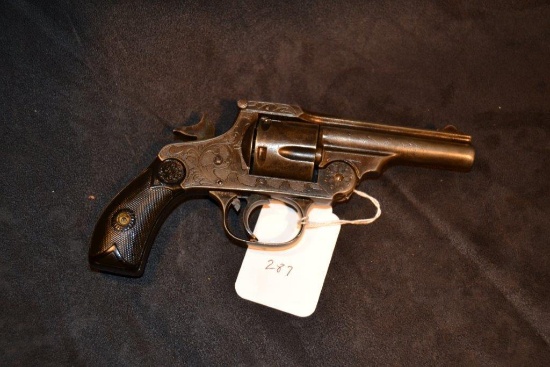 Meriden Firearms Co. "The A/J/ Aubrey" 5 shot break action revolver .32 cal. S/N: 864 Heavily Engrav