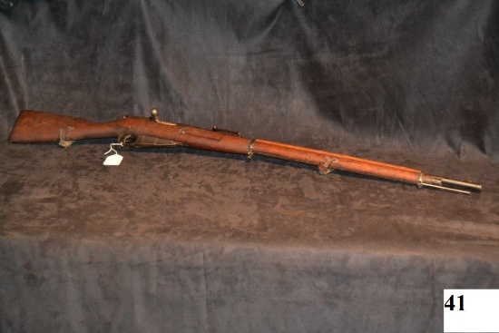 Mosin-Nagant Model 1891 bolt action rifle 7.62mm cal. S/N: N458392 Stamped SA