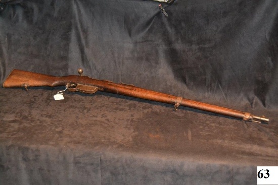 Steyr Mauser Model 1912 bolt action rifle 7mm S/N: 4312P Stamped with crown above a shield with a le