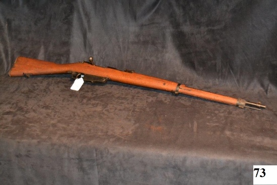 Carcano Model 1938 bolt action rifle S/N: AP9686 Stamped with a Crown over FAT over 43