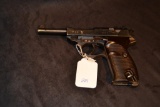 Walther P-38 semi-automatic pistol 9mm cal. S/N 5018b Stamped with Imperial Eagle over 359; ac40; Ho