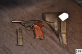 Walther P-38 semi-automatic pistol 9mm cal. S/N: 9859 Stamped with Imperial Eagle over 359 and possi
