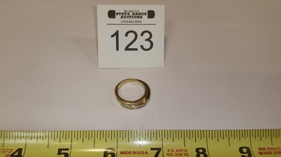 14K Yellow Gold Engagement/Wedding Bridal Ring Set