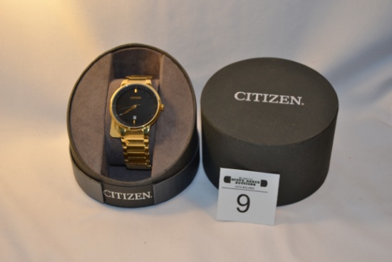 Citizen Brand Gold-Tone Watch with box