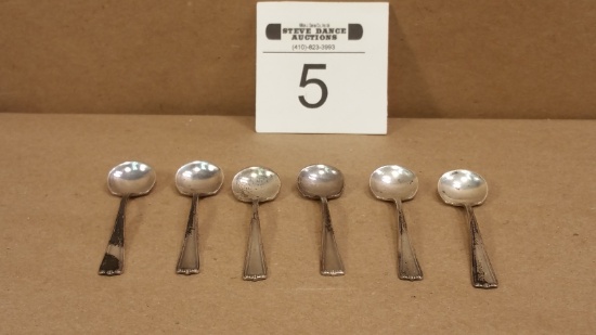 6 Sterling Silver Salt Spoons