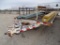 1992 MAXEY T/A Equipment Trailer, 95in x 16' Deck, 4' Dovetail, Fold Down Ramps, 14,100 LB GVWR,