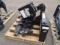 Lowe 750 CH Unused Hydraulic Posthole Digging Attachment For Skid Steer Loader, w/ 9in & 12in Augers