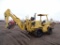 1999 Vermeer V8550A Ride-On Trencher, Backhoe Attachment, 80in Backfill Blade, 4-Cylinder Diesel,