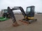 2013 John Deere 35D Mini Excavator, Enclosed Cab, 12 in Rubber Tracks, Auxiliary Hydraulics, 16in