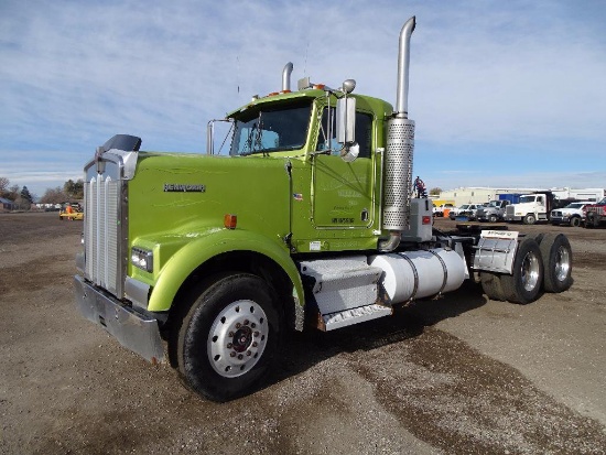 1989 KENWORTH W900 T/A Truck Tractor, Cummins Big Cam 400 Diesel, 13-Speed Transmission, 8-Bag Air