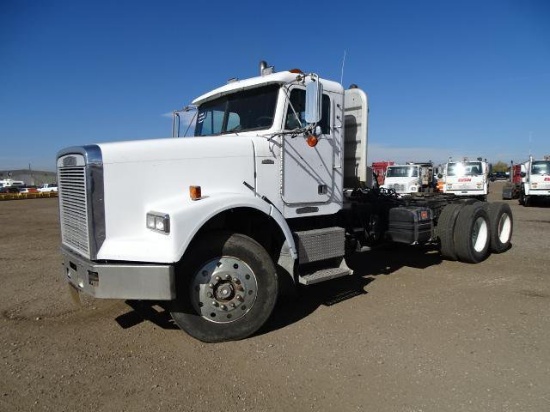 1993 FREIGHTLINER T/A Truck Tractor, Caterpillar 3406 Diesel, 18-Speed Transmission, Hendrickson