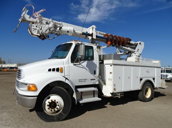 2005 STERLING ACTERRA S/A Digger Derrick Truck, Cummins Diesel, Terex C4047 Boom, Front & Rear