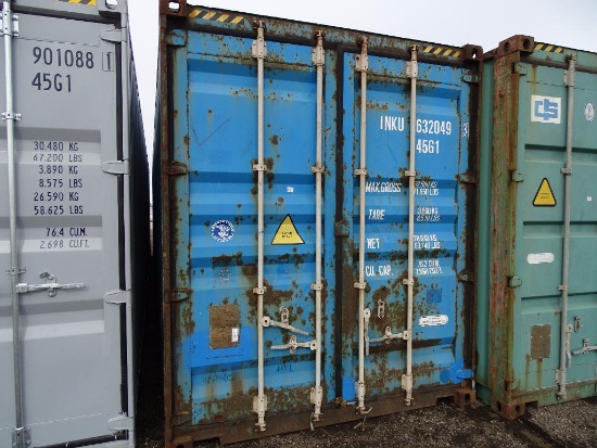 40' Steel Storage Container, High Cube