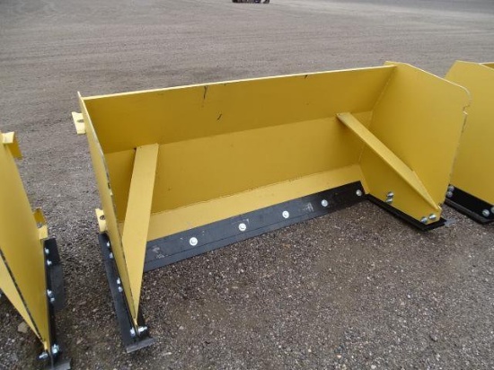 KT Unused 68in Heavy Duty Snow Pusher To Fit Skid Steer Loader