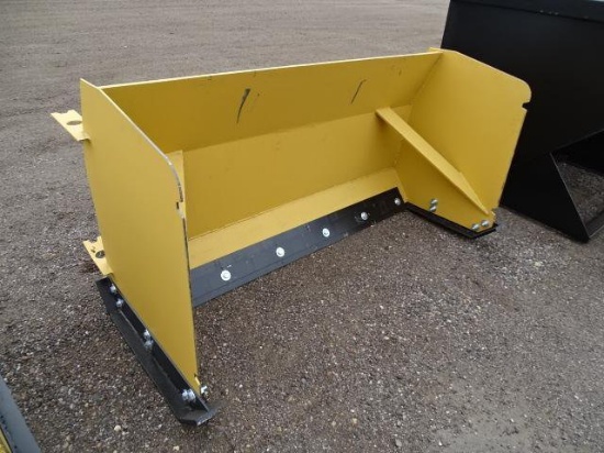 KT Unused 68in Heavy Duty Snow Pusher To Fit Skid Steer Loader