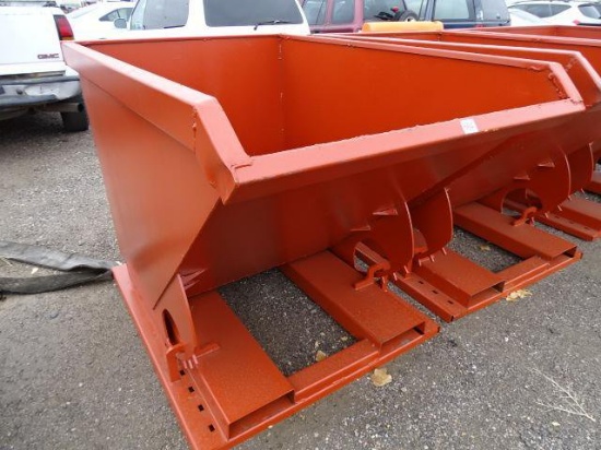 KT Unused 1.5-Cubic Yard Self Dumping Hopper, 4000 LB Capacity