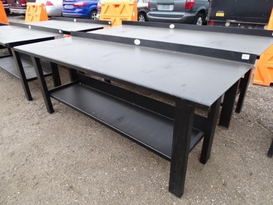 KT Unused 29in x 90in Steel Work Bench