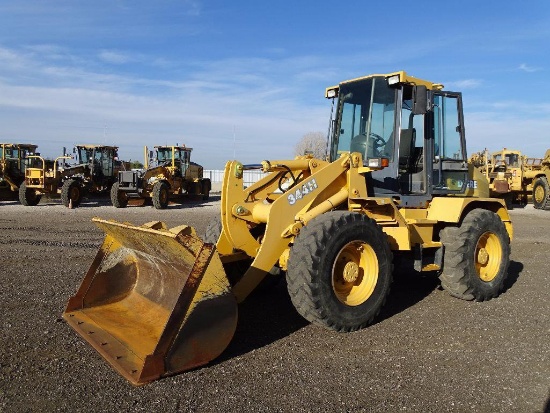 2004 John Deere 344H Wheel Loader, Quick Coupler, 17.5R25 Tires, County Unit, Hour Meter Reads: