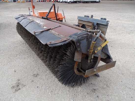 Sweepster Hydraulic Broom Attachment To Fit Komatsu Loader, 10'