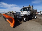 2004 INTERNATIONAL 7400 4WD S/A Plow/Sander Truck, DT530 Diesel, Automatic, Spring Suspension,