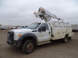 2011 FORD F450 XL Super Duty 4x4 Bucket Truck, 6.8L V8, Automatic, Altec Model AT235 Boom, 35'