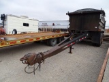 1994 WILLIAMSEN T/A Pup Dump Trailer, 8' x 13' Bed, Spring Suspension, Air Brakes, Tarp, Pintle