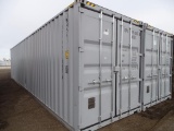 40' Steel Storage Container, High Cube, One Tripper