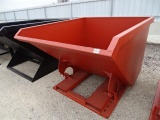 KT Unused 2-Cubic Yard Self Dumping Hopper, 4000 LB Capacity