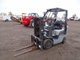 Nissan MCPL02A20LV Propane Forklift, 4000 LB Capacity 80in Lift Height, Solid Tires, 40in Forks,