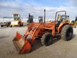 Kubota L3750 4WD Tractor/Loader, PTO, 3-Pt, Hydraulic Shuttle, Hour Meter Reads: 2187, S/N: 50321