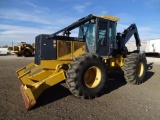 2004 John Deere 548G III Skidder, Enclosed Cab w/ Heat & A/C, Young Grapple, Winch, 86in Blade,
