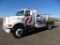 2000 INTERNATIONAL 4700 S/A Flatbed Truck, DT466E Diesel, 6-Speed Transmission, 16' Bed, Triple Reel