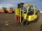 Hyster H50XM Forklift, 5000 LB Capacity, Perkins 4-Cylinder Diesel, 189in Lift Height, 3-Stage Mast,