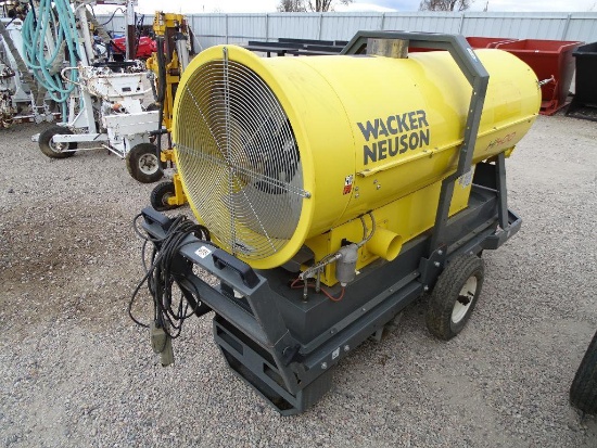 2013 Wacker/ Neuson H1400-HD-D, Diesel Fueled Heated, Mounted on Wheels, 346,000 BTU, S/N: 20187206