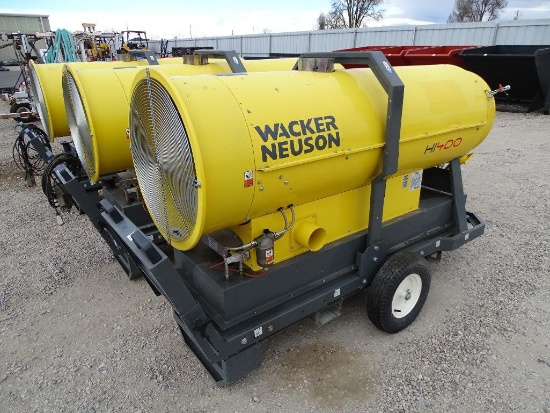 2014 Wacker/ Neuson H1400-HD-D, Diesel Fueled Heated, Mounted on Wheels, 346,000 BTU, S/N: 20257438,