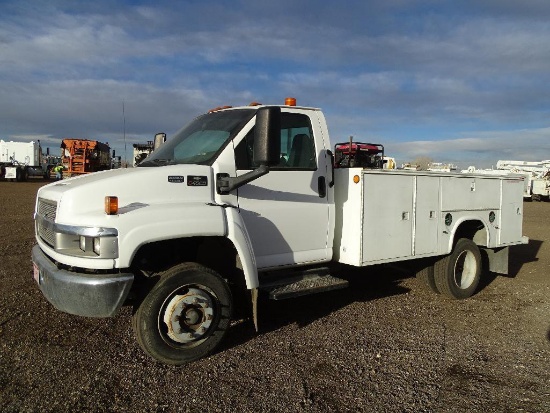 2004 CHEVROLET C4500 Utility Truck, Duramax Diesel, Automatic, 11' Utility Box, Honda 6500 Watt