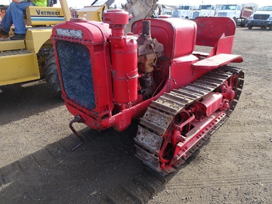 1937 McCormick/Deering Crawler Farm Tractor, Gas Engine, Not Running, S/N: ST11522