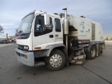 2005 TENNANT CENTURION Street Sweeper, Mounted On GMC T7500 Chassis, Dual Steer, Dual Gutter Brooms,