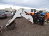 Bobcat 811 Backhoe Attachment To Fit Skid Steer Loader, 12in, 18in & 24in Buckets, City Unit