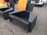 New KT Concrete Placement Bucket To Fit Skid Steer Loader