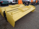 New KT 116in Heavy Duty Snow Pusher To Fit Skid Steer Loader