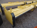 New KT 116in Heavy Duty Snow Pusher To Fit Skid Steer Loader