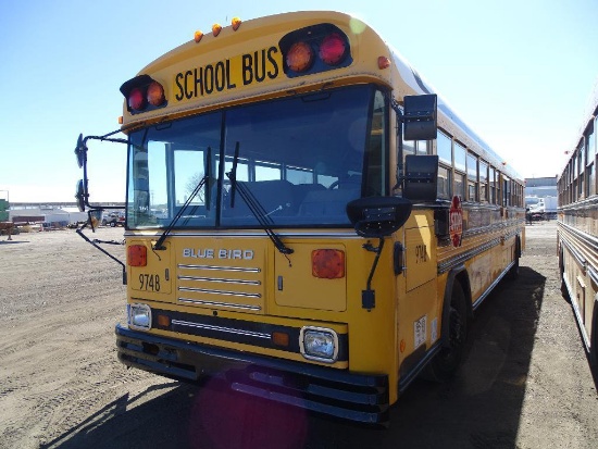 1997 BLUEBIRD 72-Passenger School Bus, 6-Cylinder Cummins Diesel, Automatic, Odometer Reads: