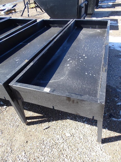 New Metal Cattle Feeder Box, 90in x 30in x 22in