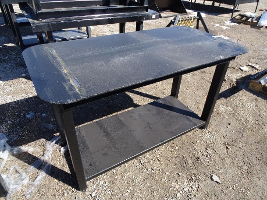 New Heavy Duty 30in x 57in Welding Shop Table w/ Shelf