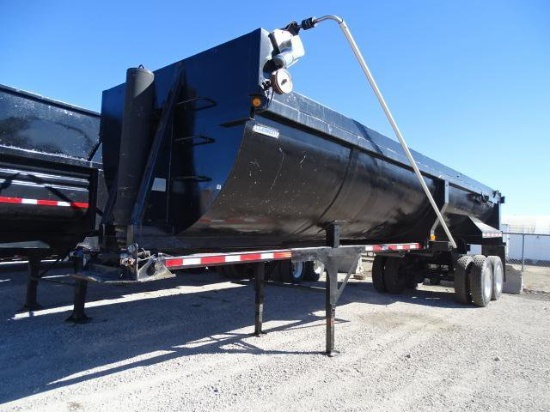 1998 CLEMENT T/A Rock Trailer, 32' Length, Spring Suspension, Electric Tarp, 72,000 LB GVWR, High